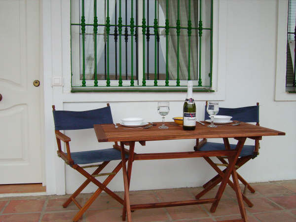 Pueblo La Quinta apartment: patio